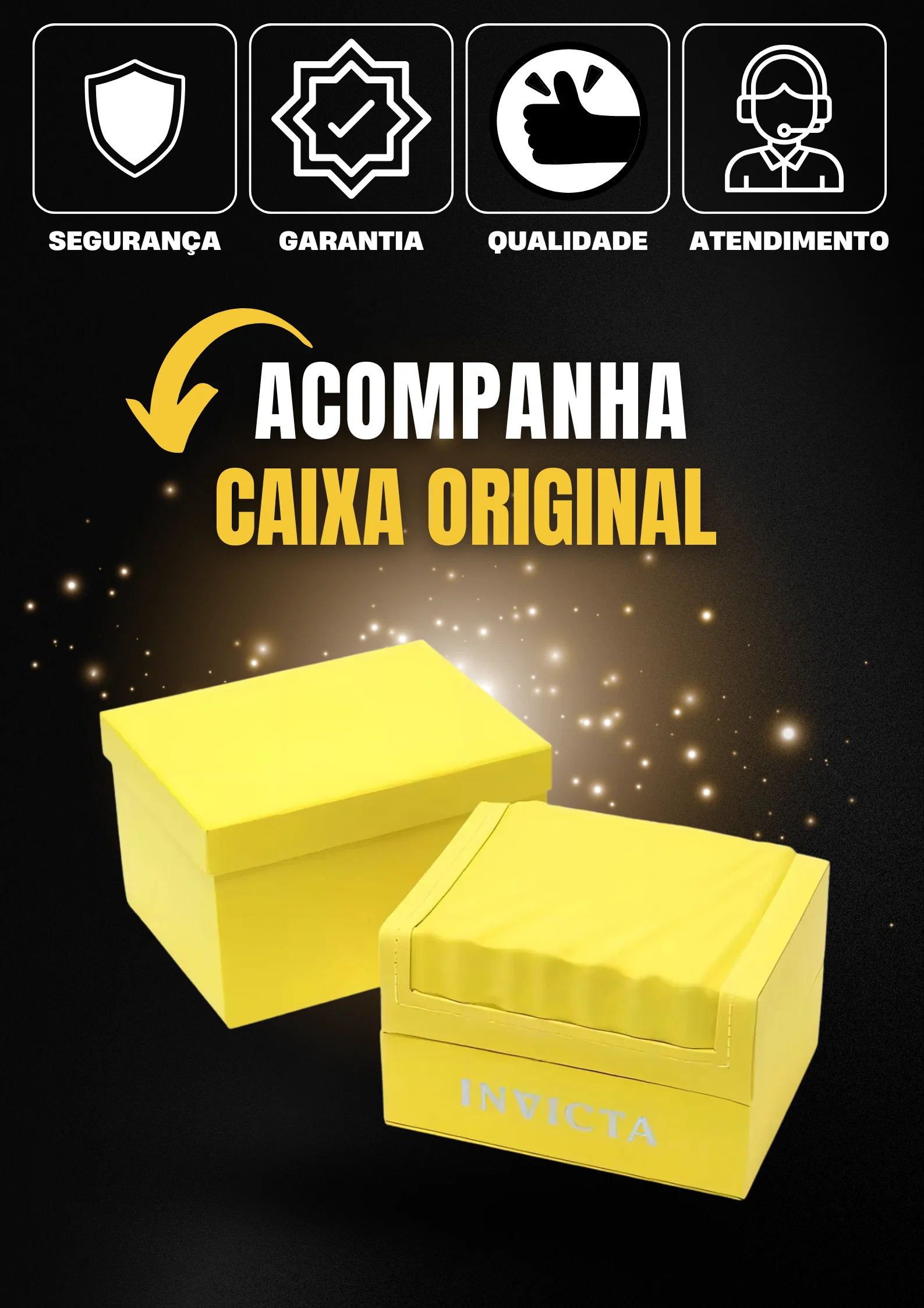 Relógio ORIGINAL Masculino INVICTA Venom Hybrid de Luxo Dourado Banhado a Ouro 18K Robus - Imagem 16