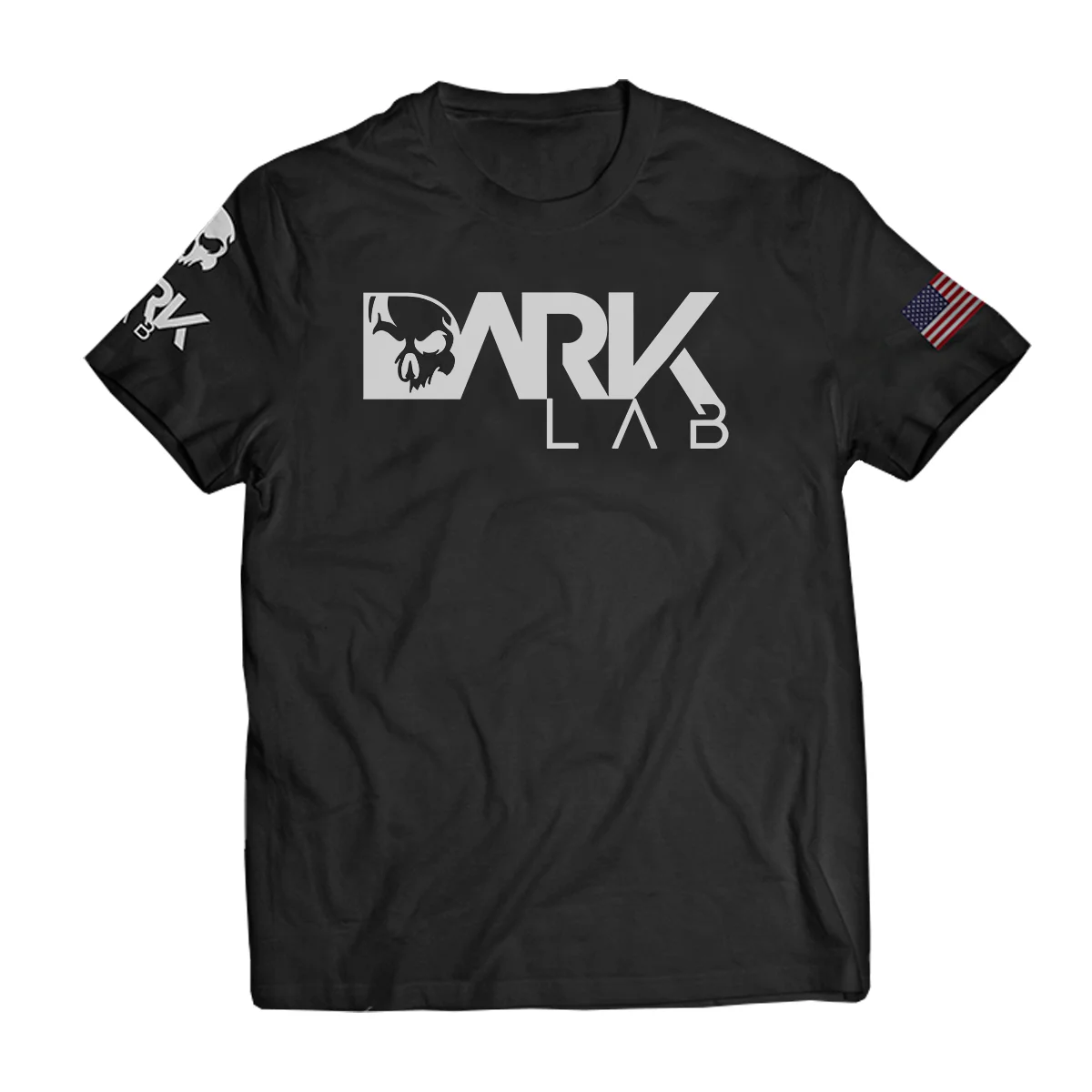 Camiseta Dry-Fit Preta Dark Lab – Treino, Academia e Fitness - Imagem 2