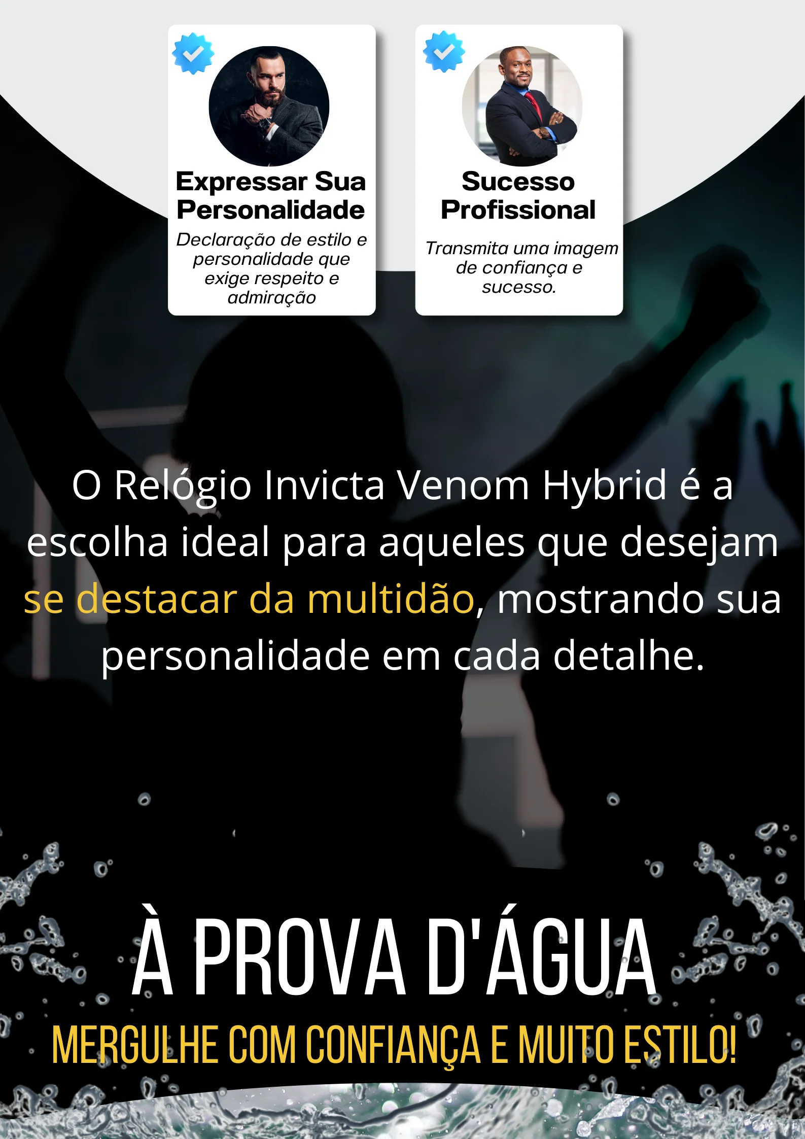 Relógio ORIGINAL Masculino INVICTA Venom Hybrid de Luxo Dourado Banhado a Ouro - Imagem 11