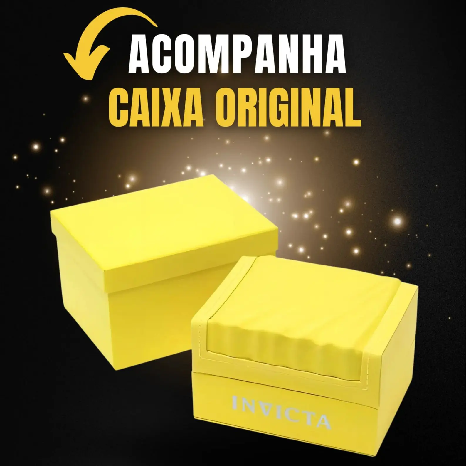 Relógio ORIGINAL Masculino INVICTA Venom Hybrid de Luxo Dourado Banhado a Ouro 18K Robus - Imagem 6