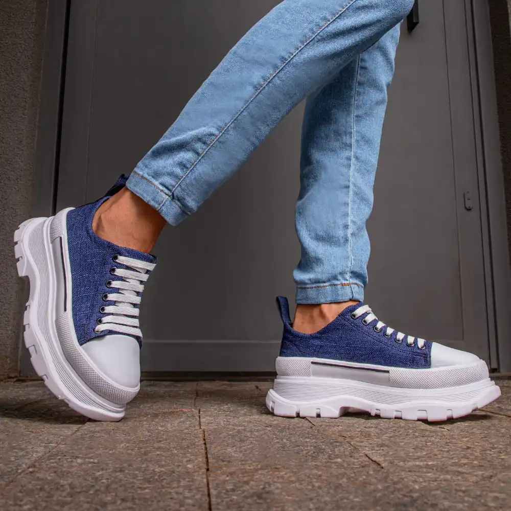 Tênis Plataforma Feminino GuGi 620-GG – Estilo, Conforto e Tendência - Imagem 2