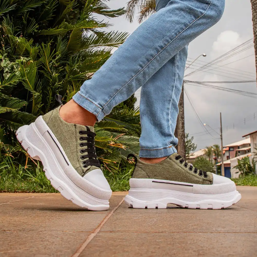 Tênis Plataforma Feminino GuGi 620-GG – Estilo, Conforto e Tendência - Imagem 6