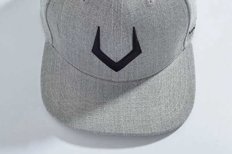 Boné Snapback de Lã Cinza com Bordado 3D – Estilo Urbano - Imagem 11