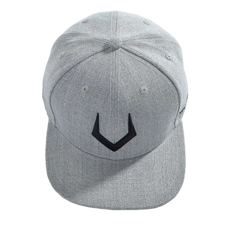 Boné Snapback de Lã Cinza com Bordado 3D – Estilo Urbano - Imagem 5