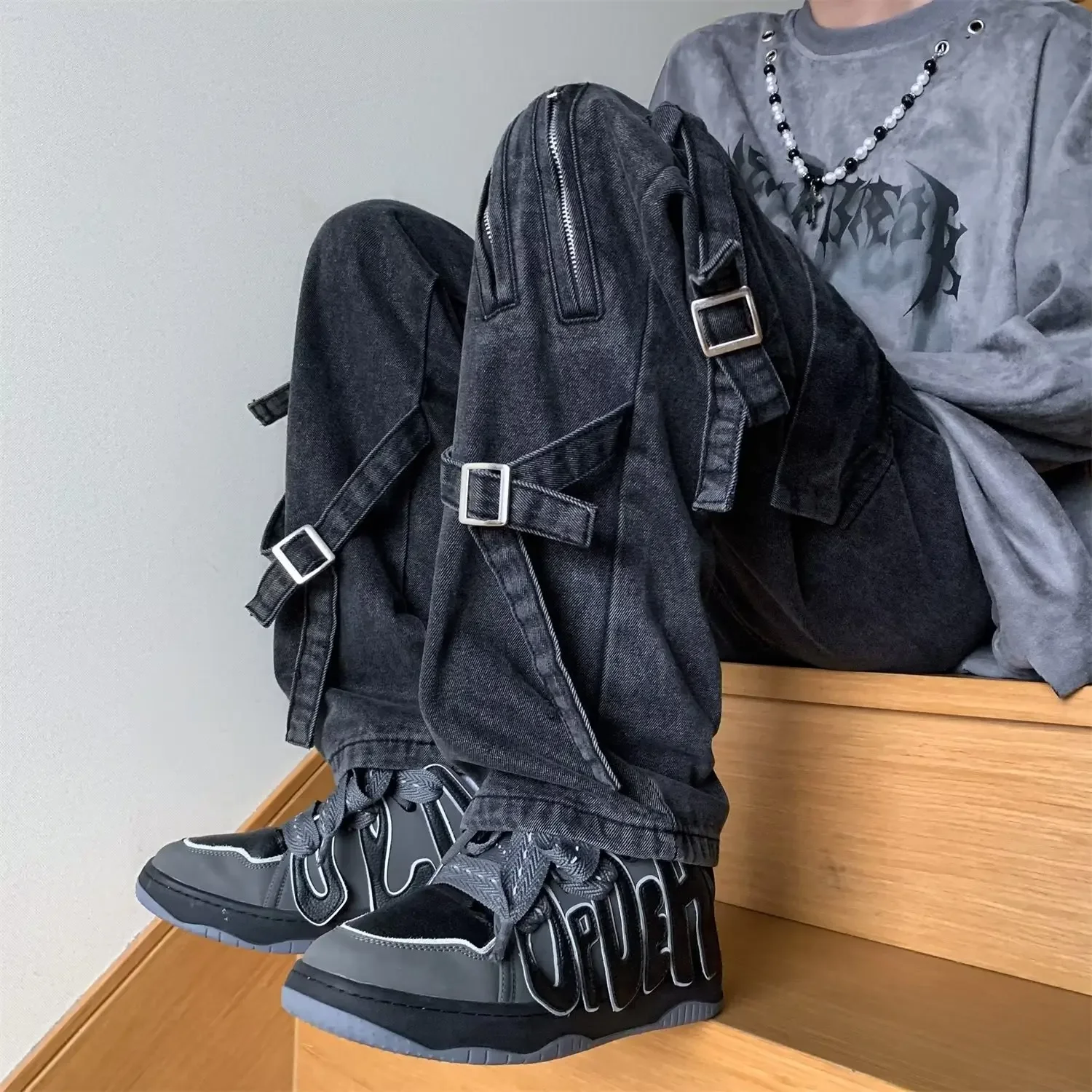 Calça Jeans Masculina Boca de Sino – Streetwear
