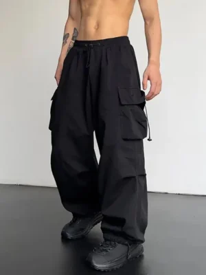 Calças Cargo Casuais Estilo Americano – Original Cargo hip hop