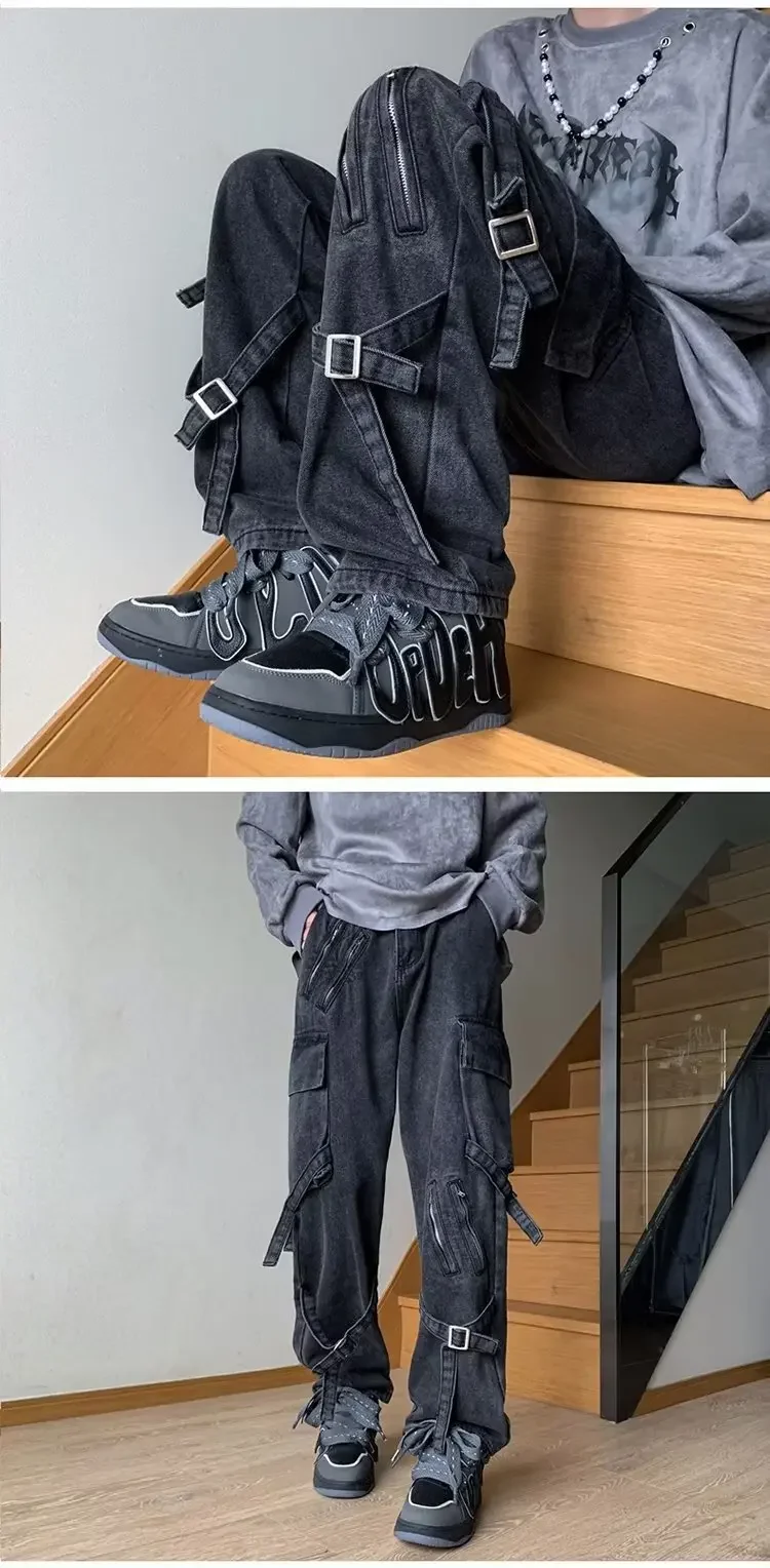 Calça Jeans Masculina Boca de Sino – Streetwear - Imagem 4