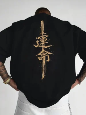 Camiseta Oversized Masculina 100% Algodão | Verão Casual Esportivo