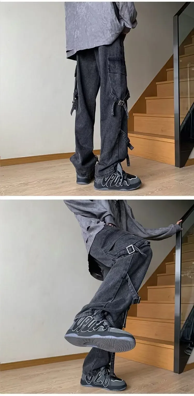 Calça Jeans Masculina Boca de Sino – Streetwear - Imagem 6