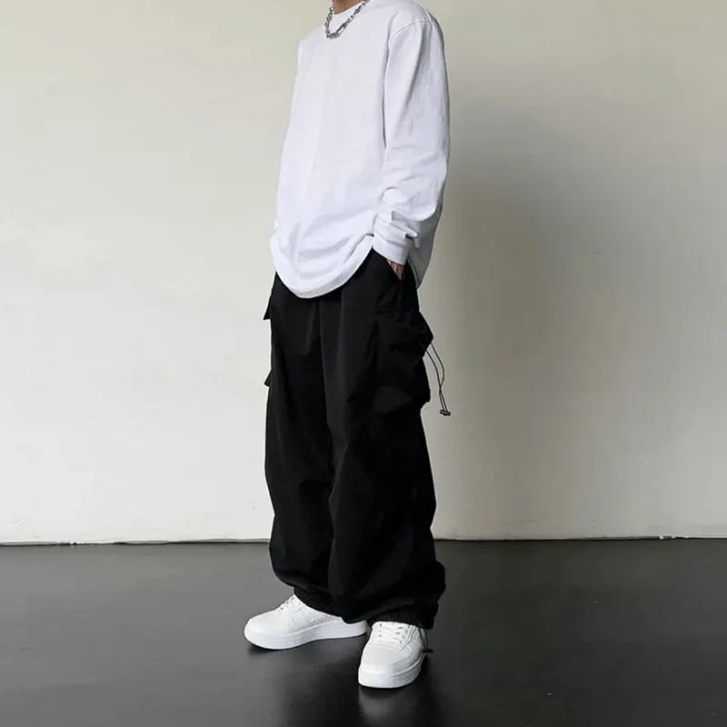 Calças Cargo Casuais Estilo Americano – Original Cargo hip hop - Imagem 18