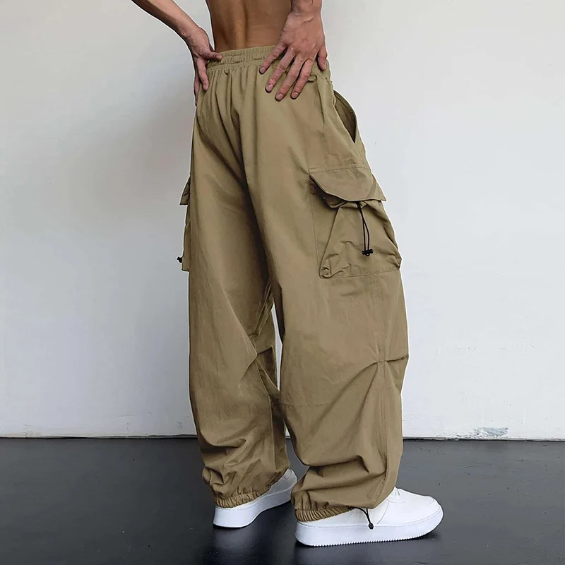 Calças Cargo Casuais Estilo Americano – Original Cargo hip hop - Imagem 4