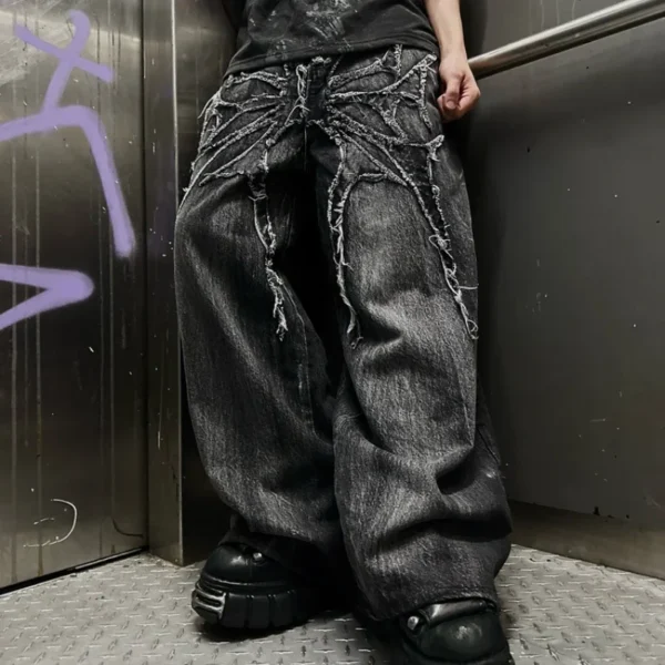Calça Jeans Oversized Baggy Unissex – Estilo Y2K Phantom