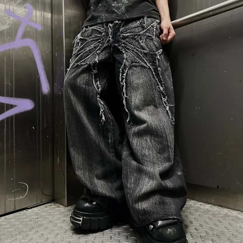 Calça Jeans Oversized Baggy Unissex – Estilo Y2K Phantom