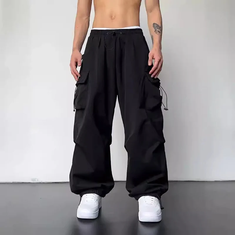Calças Cargo Casuais Estilo Americano – Original Cargo hip hop - Imagem 16