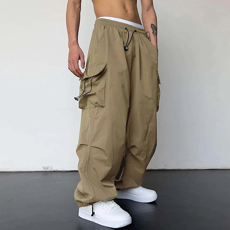 Calças Cargo Casuais Estilo Americano – Original Cargo hip hop - Imagem 5