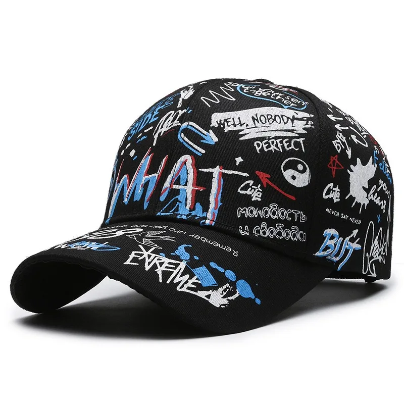 Boné Estilo Graffiti Unissex – Algodão, Moda Feminina e Masculina Casual - Imagem 5