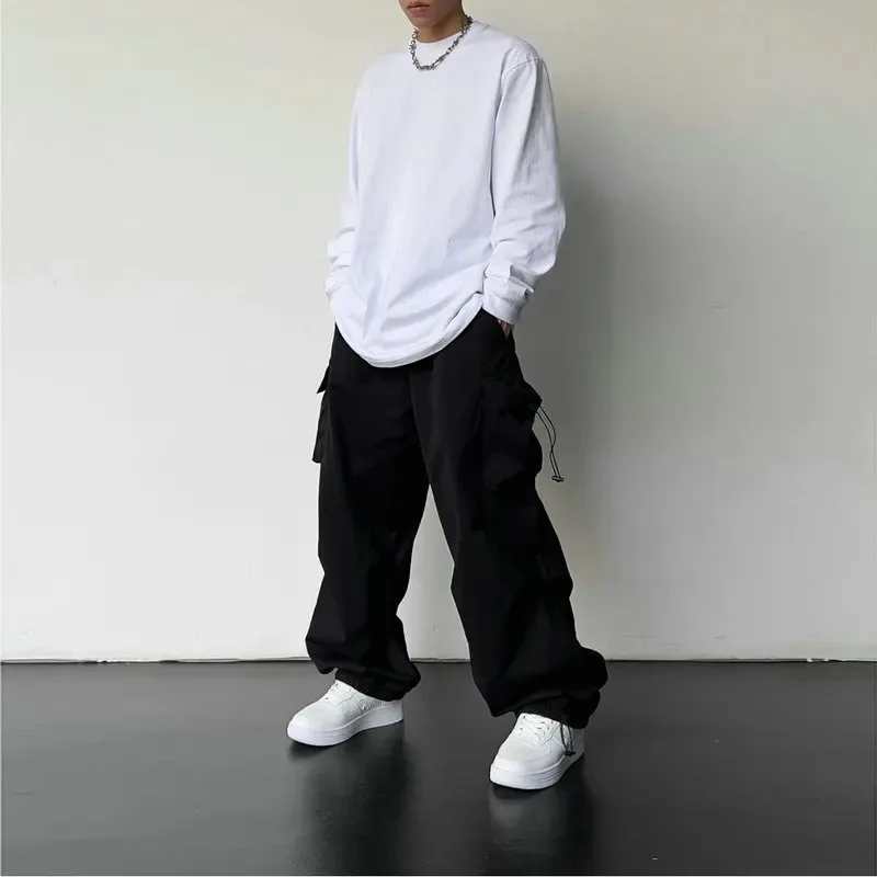 Calças Cargo Casuais Estilo Americano – Original Cargo hip hop - Imagem 17