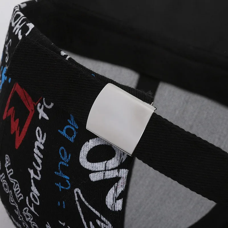Boné Estilo Graffiti Unissex – Algodão, Moda Feminina e Masculina Casual - Imagem 2