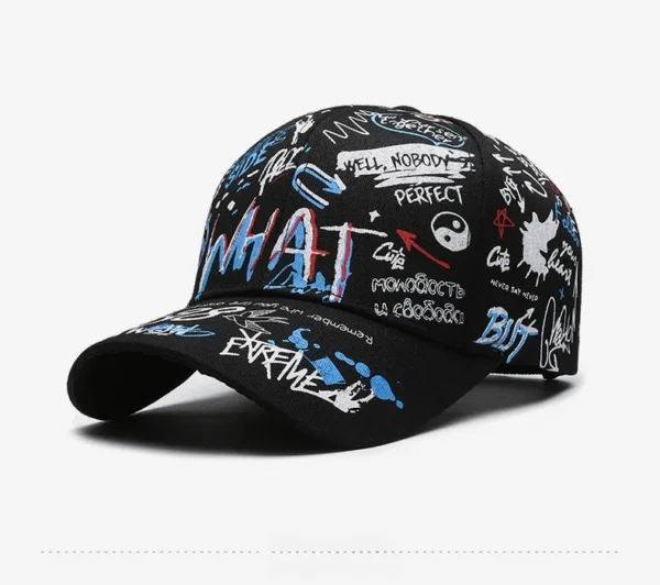 Boné Estilo Graffiti Unissex – Algodão, Moda Feminina e Masculina Casual - Imagem 14