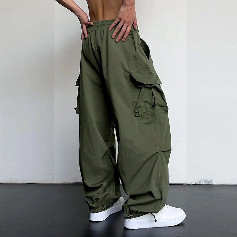 Calças Cargo Casuais Estilo Americano – Original Cargo hip hop - Imagem 12