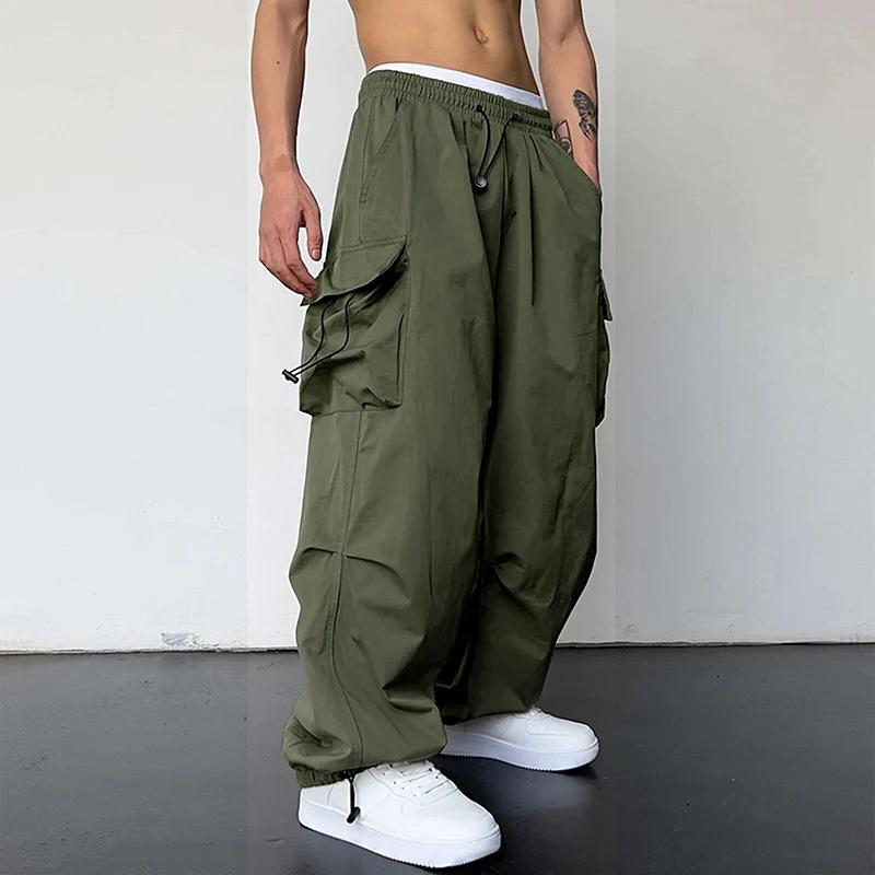 Calças Cargo Casuais Estilo Americano – Original Cargo hip hop - Imagem 10
