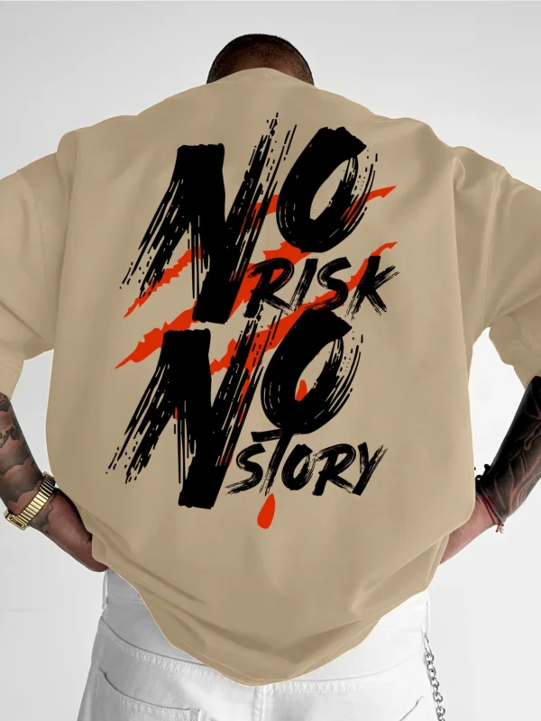 amiseta Streetwear Masculina Verão 2025 | Fibra de Poliéster Premium – Moda Urbana Oversized - Imagem 3