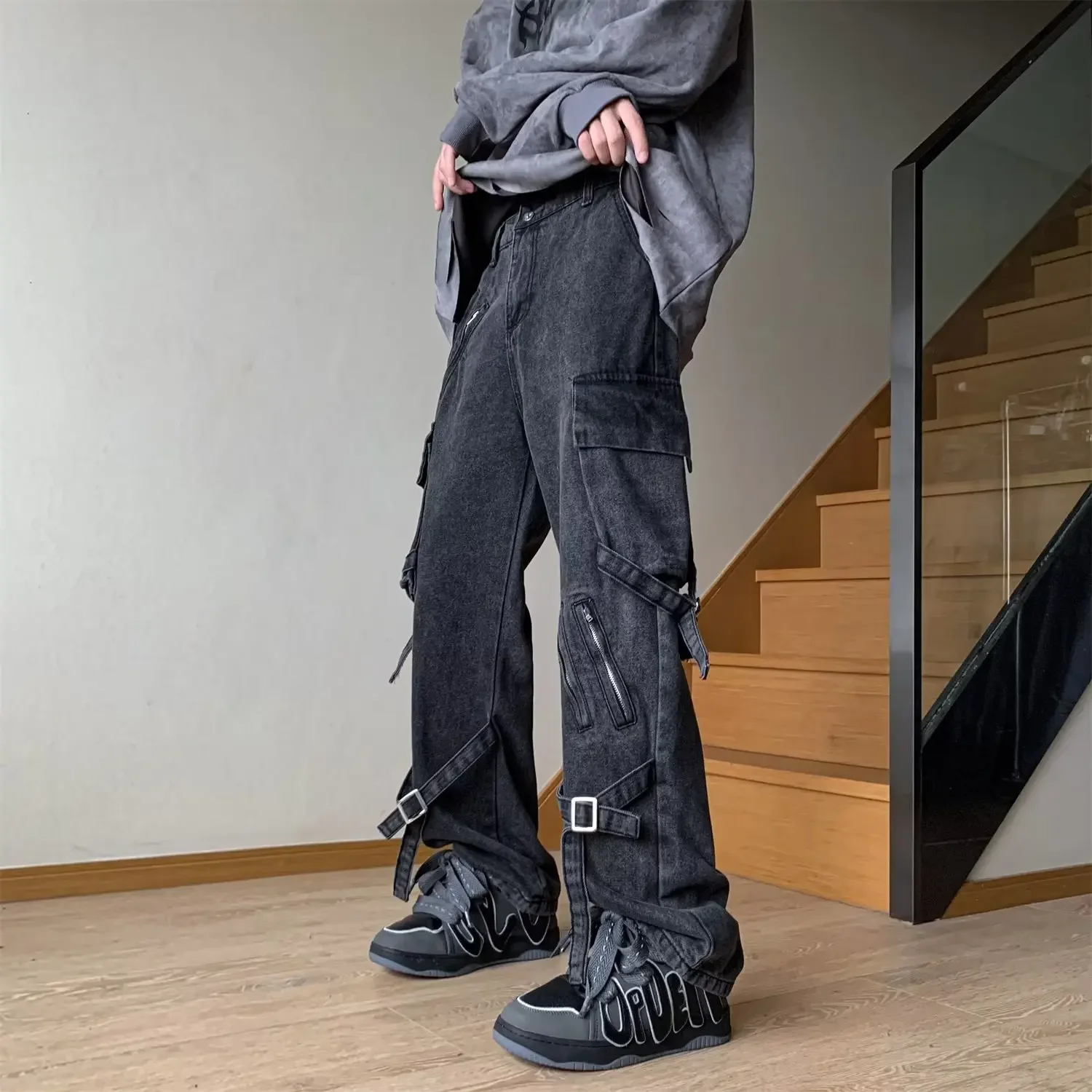 Calça Jeans Masculina Boca de Sino – Streetwear - Imagem 2