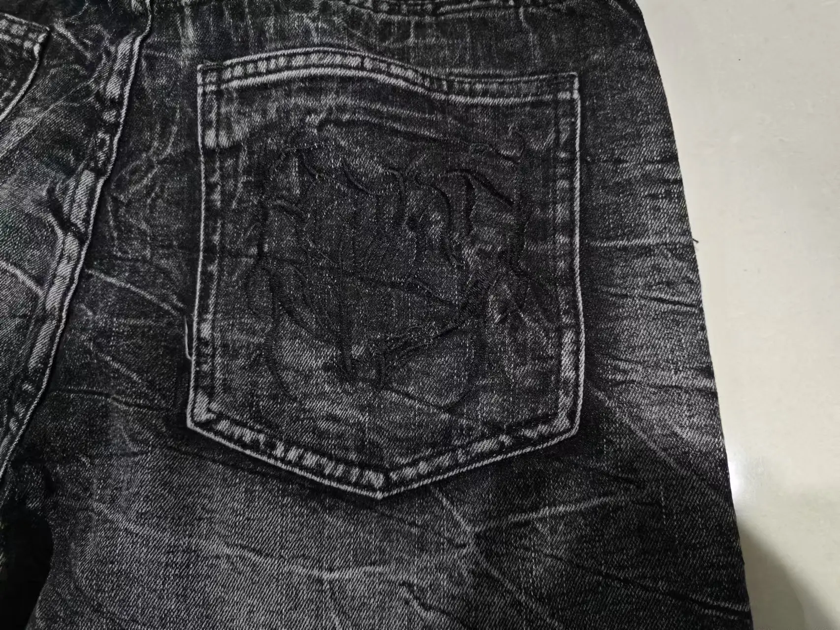 Calça Jeans Oversized Baggy Unissex – Estilo Y2K Phantom - Imagem 10
