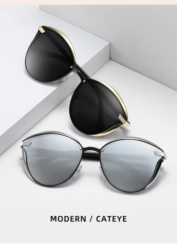 Óculos de Sol Feminino – Polarizado com Proteção UV400 e Design Exclusivo - Imagem 2