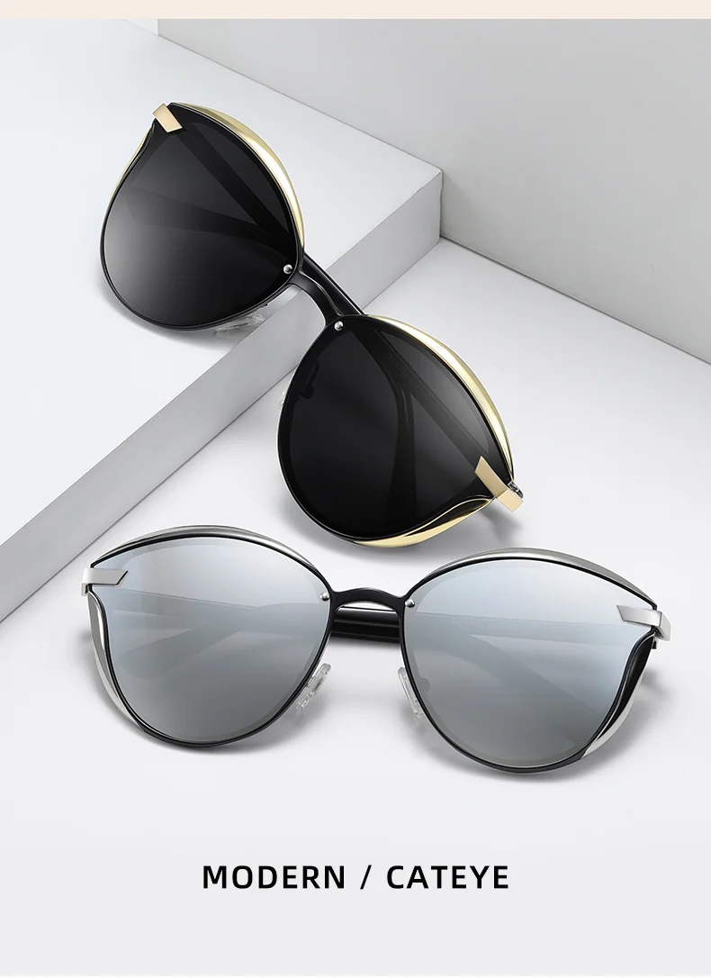 Óculos de Sol Feminino – Polarizado com Proteção UV400 e Design Exclusivo - Imagem 2