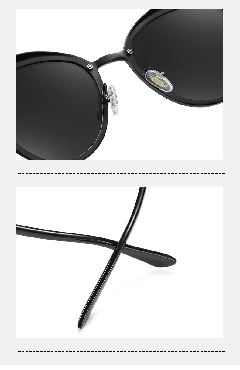 Óculos de Sol Feminino – Polarizado com Proteção UV400 e Design Exclusivo - Imagem 4