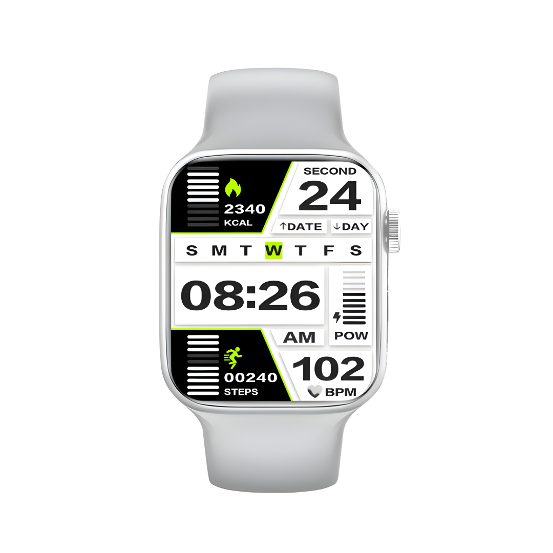 Smartwatch Blulory Glifo 8 Relógio Inteligente Prata - Imagem 2