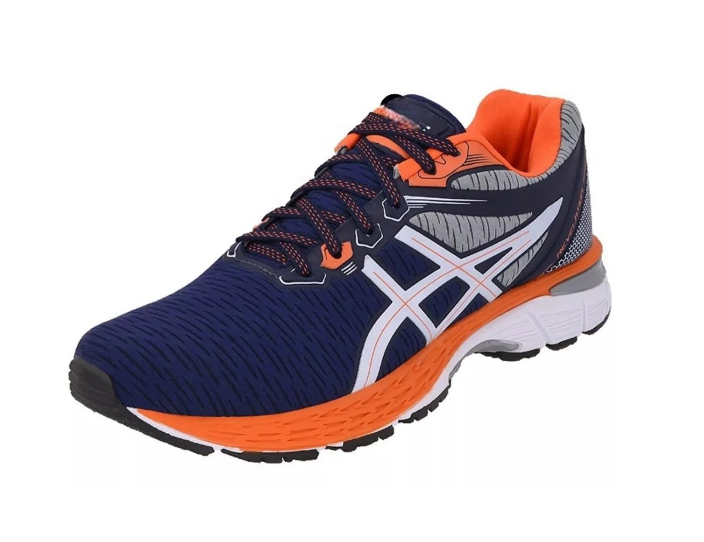 Tênis Asics Gel Revelation Masculino Marinho e Laranja – Conforto e Performance - Imagem 7