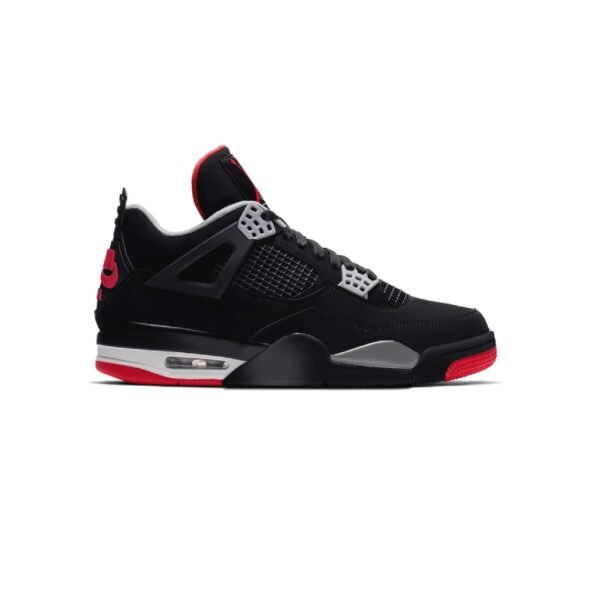 Tênis Air Jordan 4 Retro Bred Preto Vermelho Tamanho:42 - Imagem 2