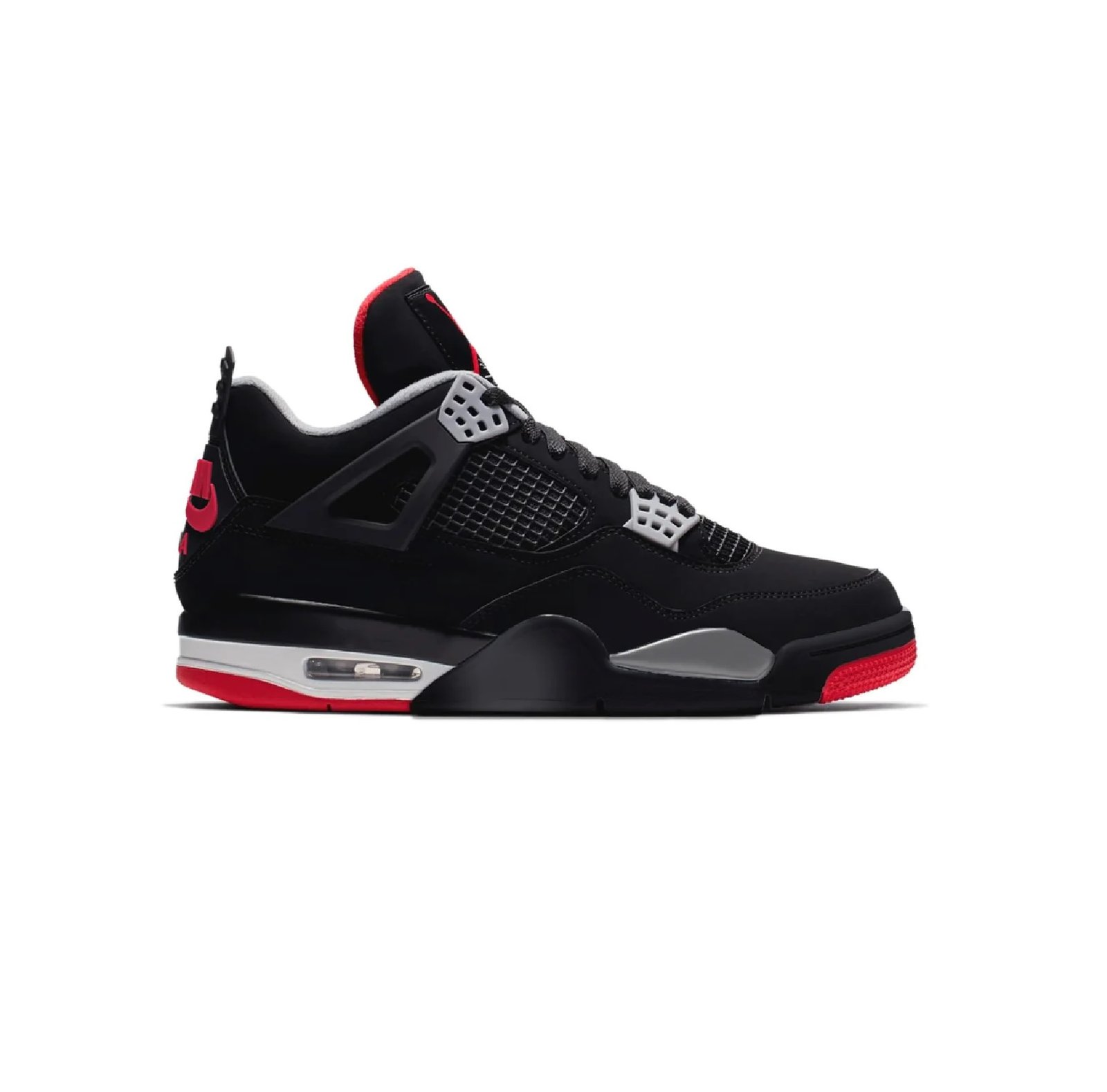 Tênis Air Jordan 4 Retro Bred Preto Vermelho Tamanho:42 - Imagem 2