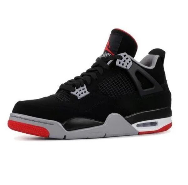 Tênis Air Jordan 4 Retro Bred Preto Vermelho Tamanho:42 - Imagem 3