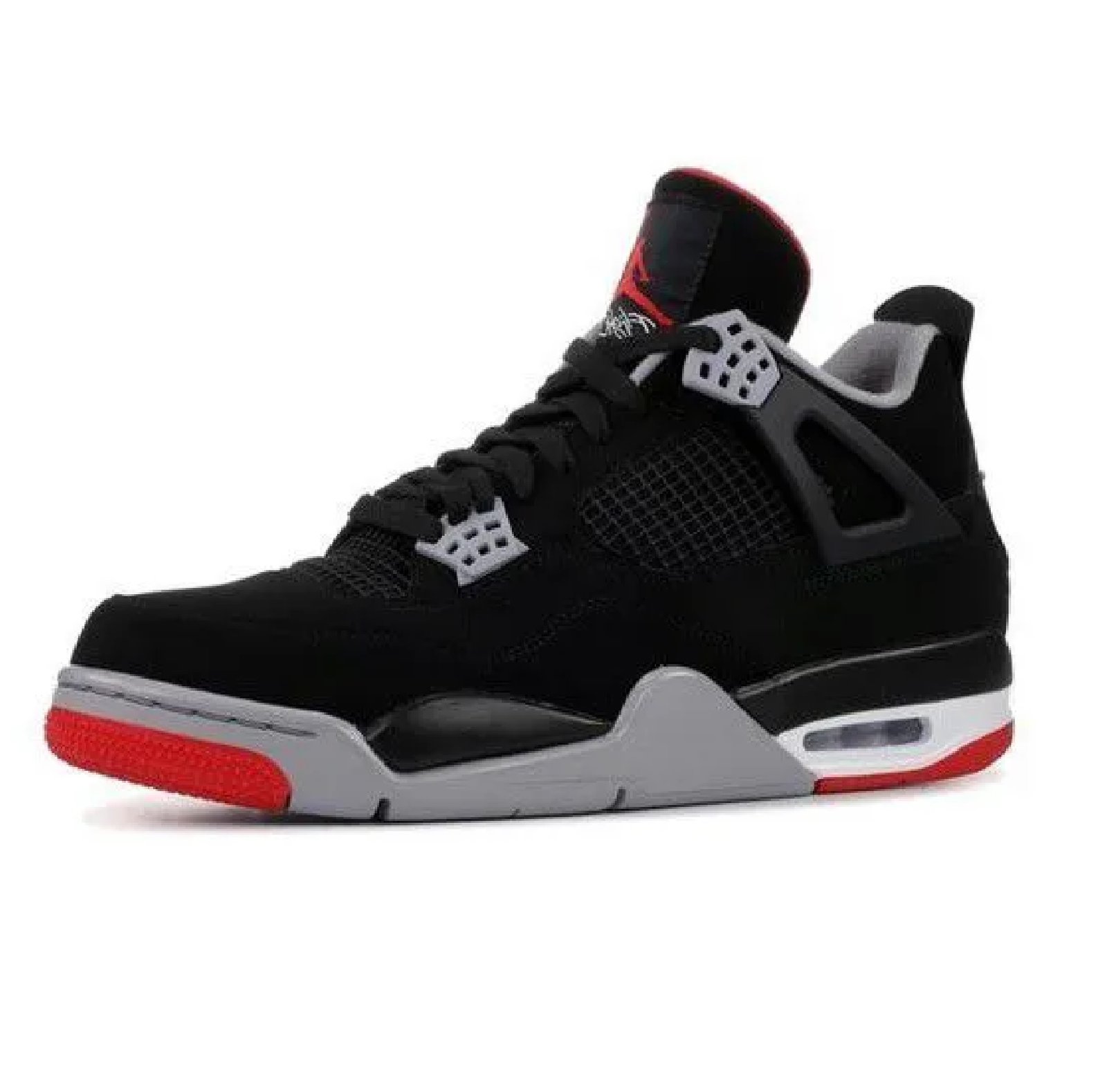 Tênis Air Jordan 4 Retro Bred Preto Vermelho Tamanho:42 - Imagem 3