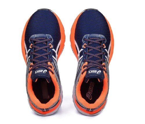 Tênis Asics Gel Revelation Masculino Marinho e Laranja – Conforto e Performance - Imagem 10