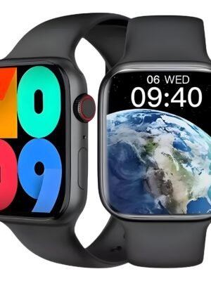 Relógio Inteligente Smartwatch W57 Pro Max NFC Bazik Prime + 7 Pulseiras