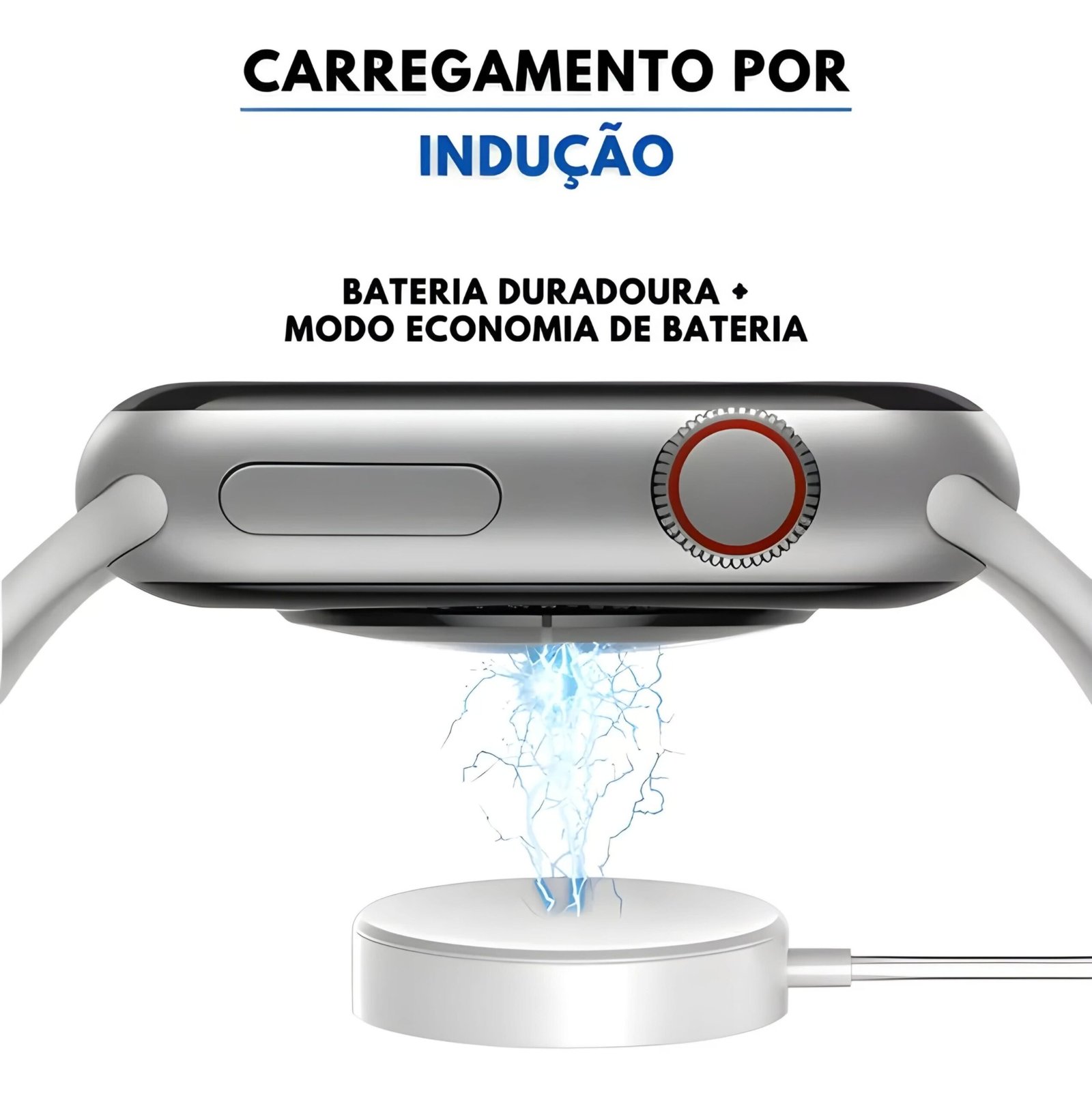 Relógio Inteligente Smartwatch W57 Pro Max NFC Bazik Prime + 7 Pulseiras - Imagem 3