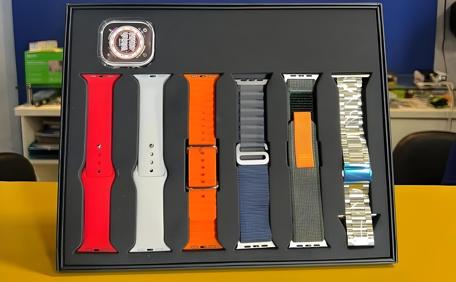 Relógio Inteligente Smartwatch W57 Pro Max NFC Bazik Prime + 7 Pulseiras - Imagem 9
