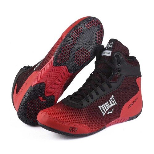 Tênis Everlast Forceknit Preto Vermelho – Estilo, Conforto e Performance