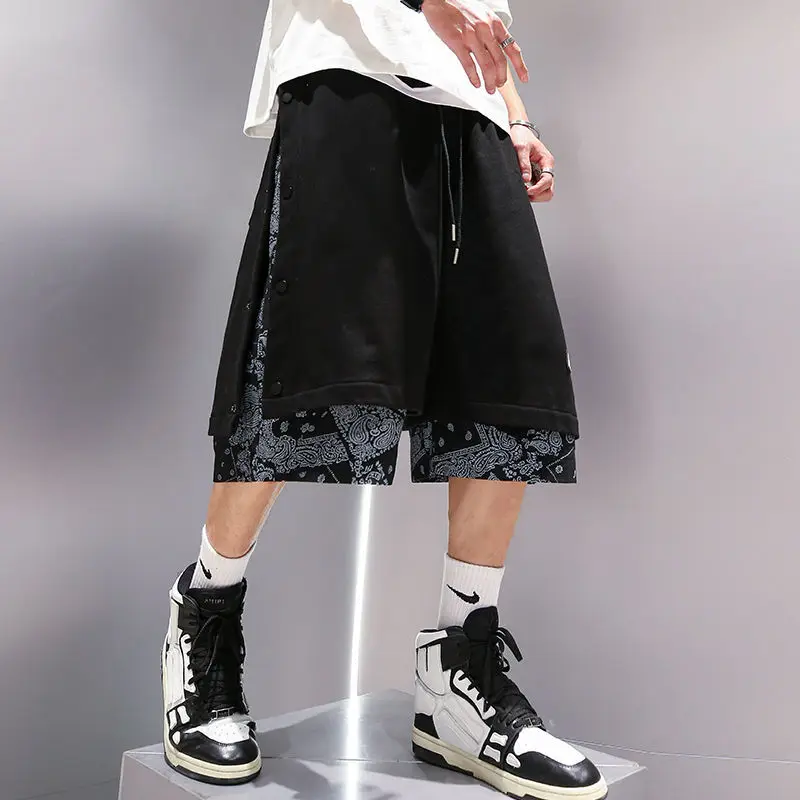 Shorts Masculino Baggy Streetwear Underground | Estampado Esportivo para Basquete e Lifestyle - Imagem 2