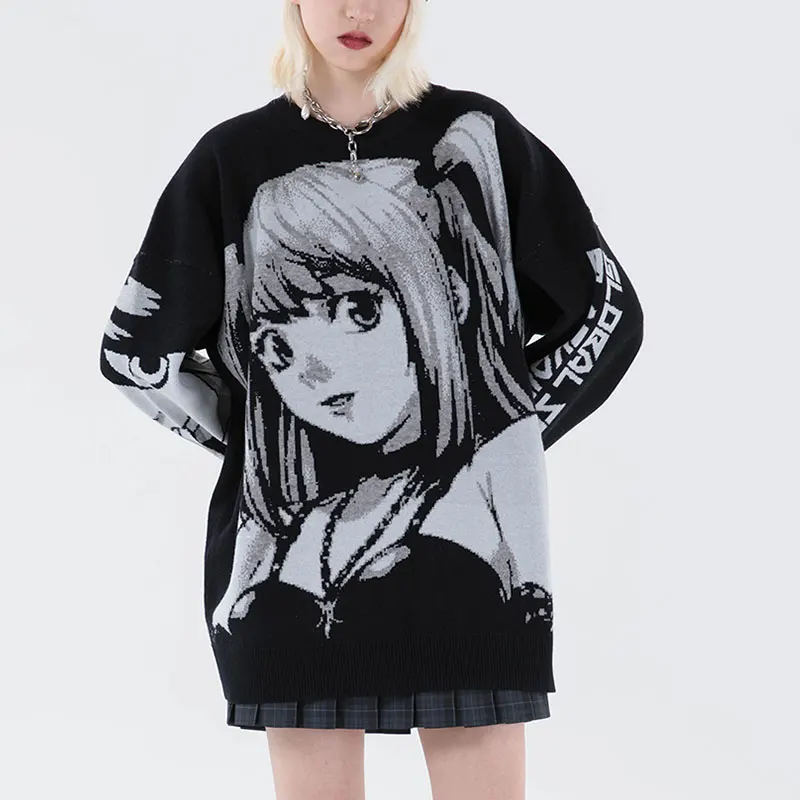 Blusa Moletom Feminina Misa Anime Harajuku | Camiseta Oversized Manga curta Streetwear Cosplay 2026