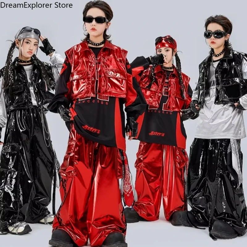 Conjunto Infantil Hip Hop Premium | Roupa K-Pop, Jazz Dance e Streetwear para Meninos e Meninas