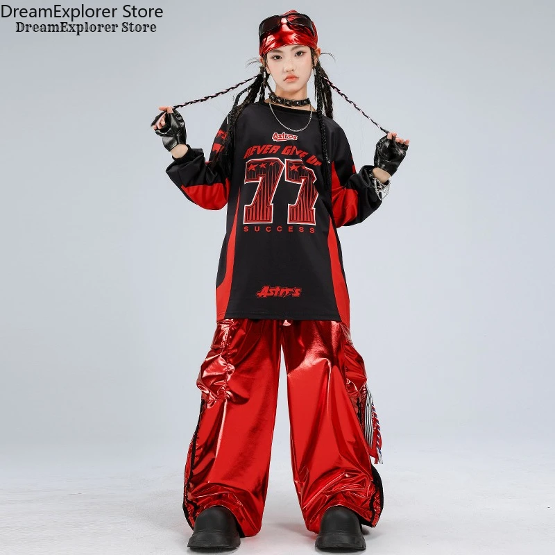 Conjunto Infantil Hip Hop Premium | Roupa K-Pop, Jazz Dance e Streetwear para Meninos e Meninas - Imagem 3