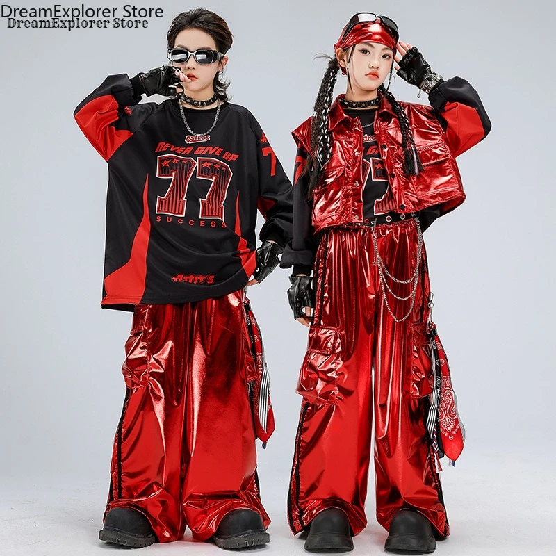 Conjunto Infantil Hip Hop Premium | Roupa K-Pop, Jazz Dance e Streetwear para Meninos e Meninas - Imagem 2